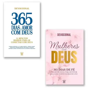 Combo Devocional - 365 Dias De Amor Com Deus + Mulheres Com Deus