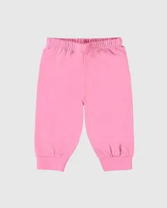 Calça Bebê Jogger Em Algodão Malwee Kids Rosa - M