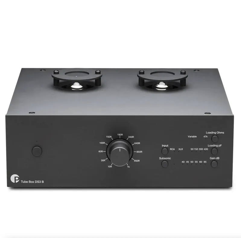 Pro-ject Tube Box DS3 - Pré-amplificador Phono valvulado - Black
