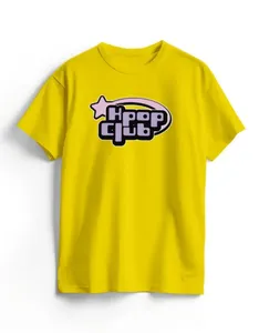 Camiseta Algodão Amarela K-Pop Club M / Amarelo