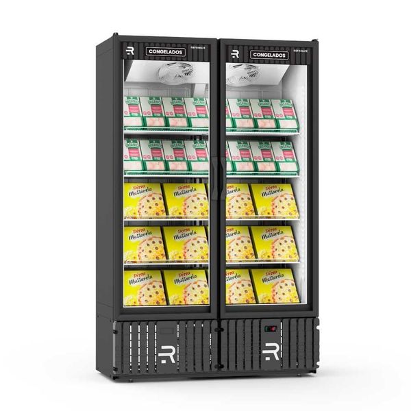 Visa Cooler Congelados 2 Portas Preto Vcco2p 220v - Refrimate