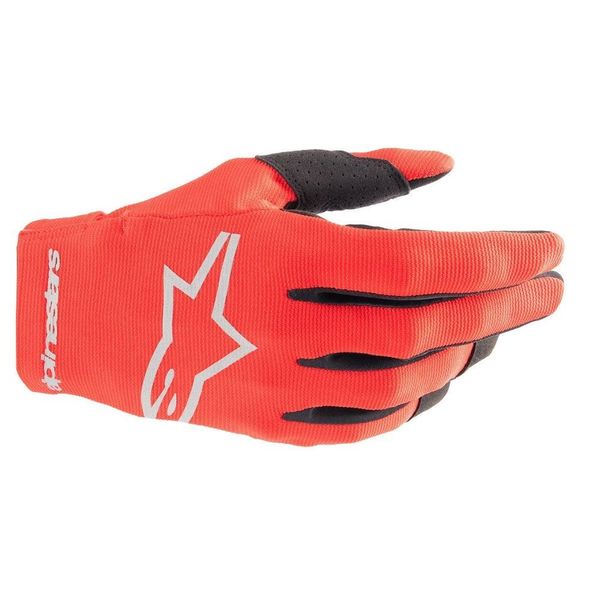 Luva Alpinestars Radar 24 Vermelho Marte/ Prata G
