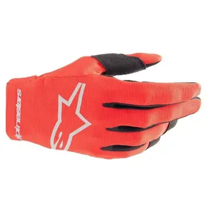Luva Alpinestars Radar 24 Vermelho Marte/ Prata G