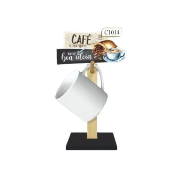 Suporte para Caneca - Café é Sempre Zenir SUPORTE P/CANECA CAFE E SEMPRE ZENIR