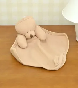 Naninha Urso com Prendedor de Chupeta Bege