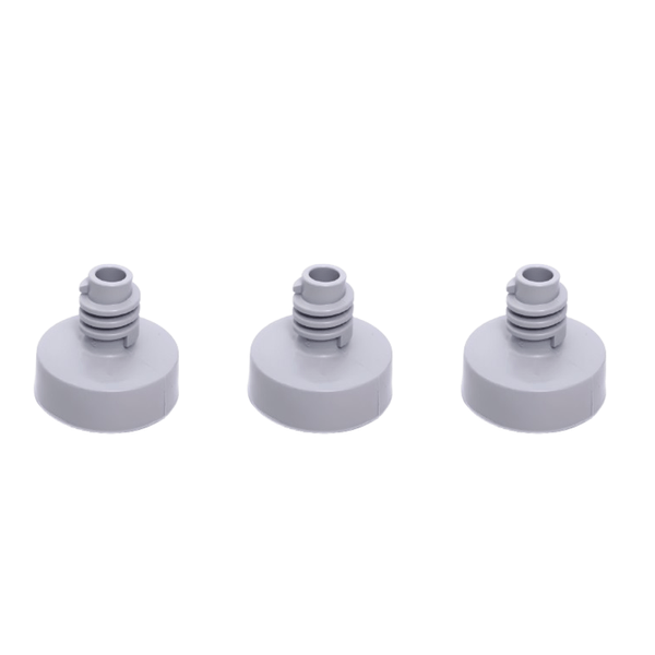 Combo 3 Pés Niveladores para Máquina de Lavar Brastemp - CJ_W10827960_3 CJ_W10827960_3