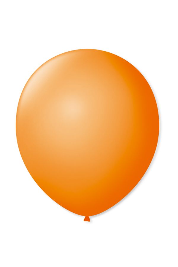Balão São Roque Imperial Nº7 com 50 Unidades Laranja Mandarim