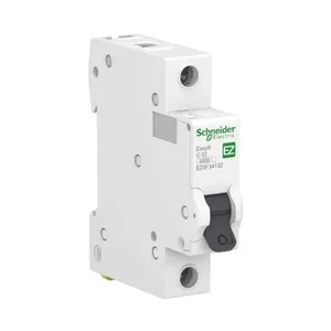Disjuntor Din Unipolar 2A Curva C 3kA Ez9f33102 para Proteção Contra Sobrecarga Schneider Electric Disjuntor Din Unipolar 2A Curva C 3kA Ez9f33102 para Circuitos Elétricos Schneider Electric