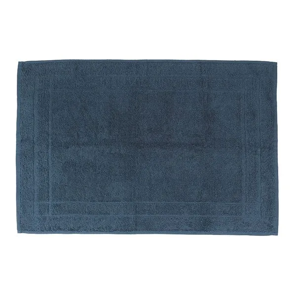 Toalha de Piso Sofisticada Premium 2985 Azul Escuro 45x70cm 206731 - Tecelagem Atlântica