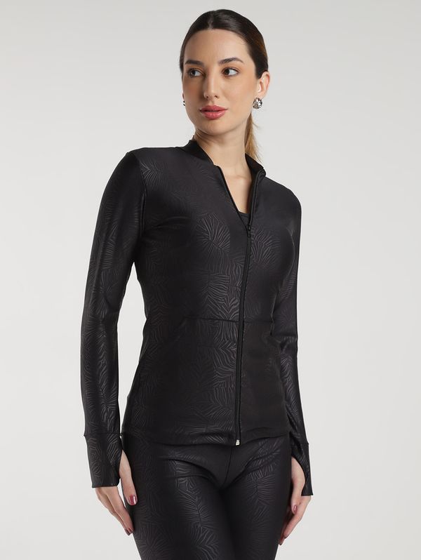 Jaqueta Cirrê Vels Feminina PRETO GG