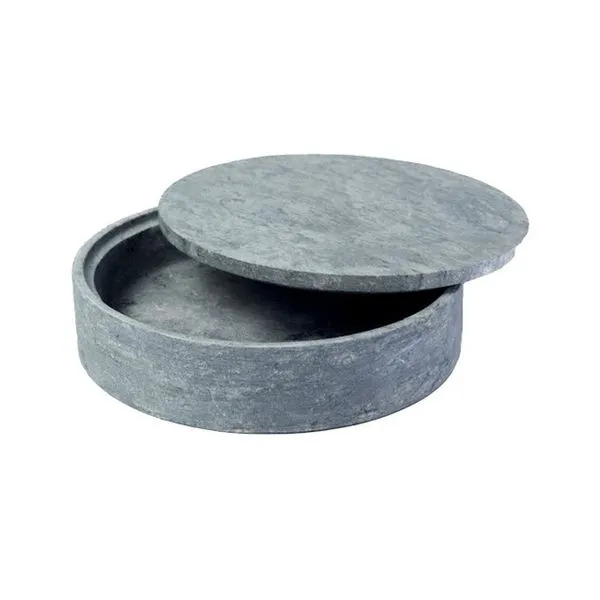 Estojo Multiuso Porta Treco em Pedra Sabão 18x5cm Organização e Decoração Industria São Jose Estojo Multiuso Porta Treco em Pedra Sabão 18x5cm Industria São Jose