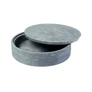 Estojo Multiuso Porta Treco em Pedra Sabão 18x5cm Organização e Decoração Industria São Jose Estojo Multiuso Porta Treco em Pedra Sabão 18x5cm Industria São Jose