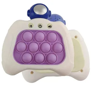 Pop It Mini Game Astronauta 4 Modos Fidget Sensorial Interativo Luz Som Anti Estresse Ansiedade Relaxante Jogo Criança