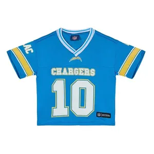Camiseta Nfl Justin Herbert Oversized Infantil - 10 anos
