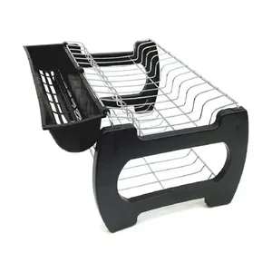 Escorredor De Louça Madefer Duplo Com Suporte (MP)