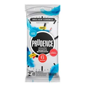 Preservativo Prudence Sensitive Retardante 6 Unidades