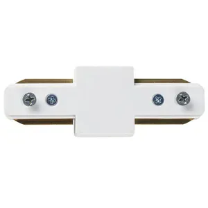 Conector Reto Para Trilhos Slim - Branco Blumenal Iluminação