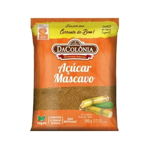 Açúcar Mascavo DaColônia 500g ACUCAR MASCAVO DA COLONIA 500G