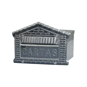 Caixa de Correio para Cartas Tijolinho Popular Embutir 15x21x12cm em Chapa de Aço Prata Metalmig Caixa de Correio para Cartas Tijolinho Popular Embutir 15x21x12cm Prata Metalmig