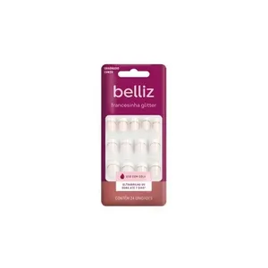 Unhas*F* Belliz Glitter Rosa