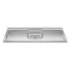 Tampo para Pia Inox 1,60X0,53 Duranox Cuba Central | Inox (S/V)