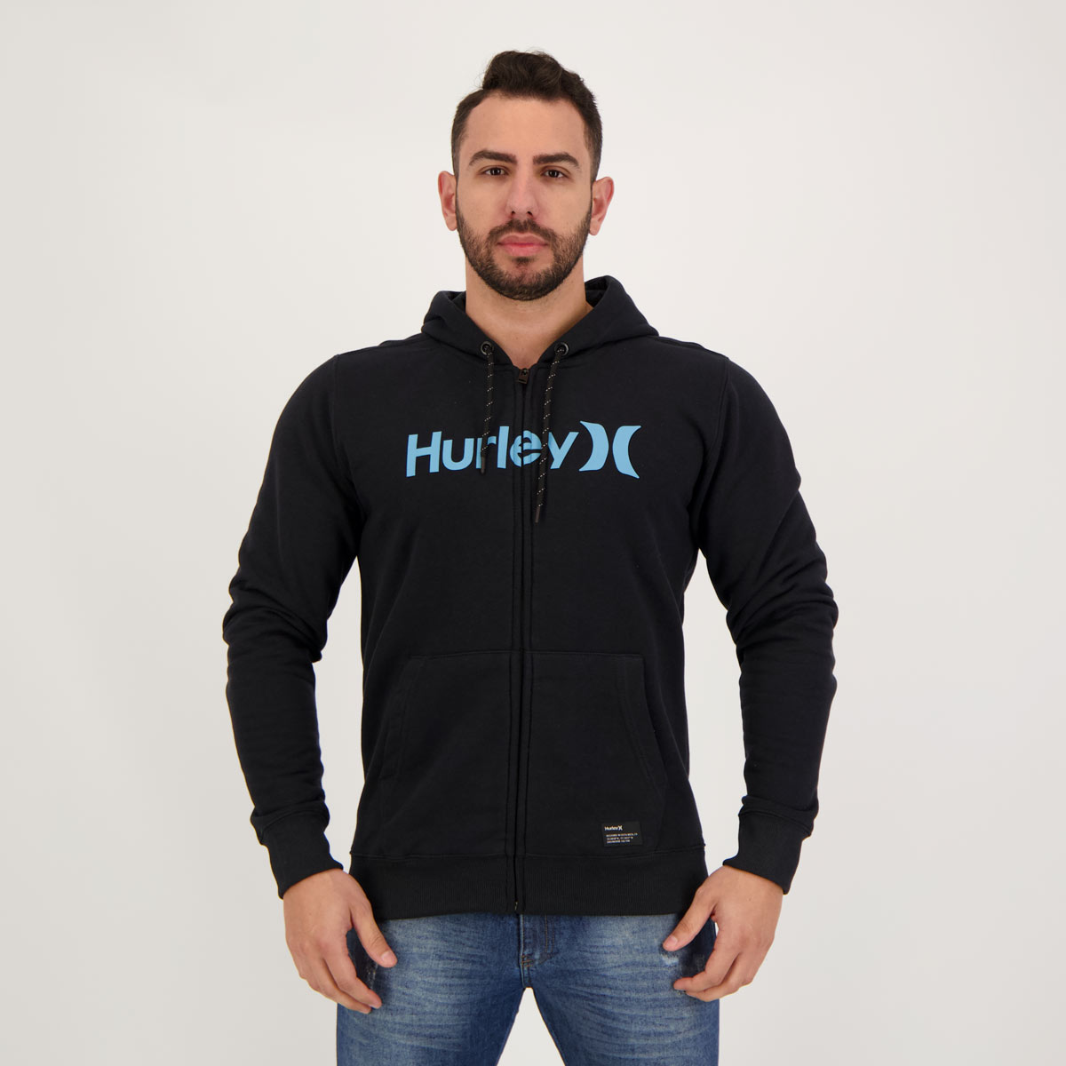 Jaqueta Hurley Solid Preta