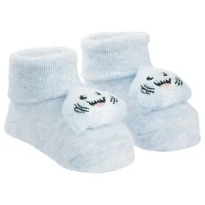 Meia RN Pimpolho Bichinho LED Pinguim Branco 0300802-03 (MP)