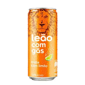 Chá Mate Com Limão Com Gás Leão 290ml