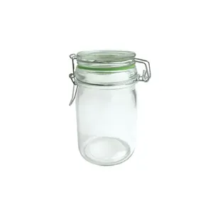 Pote Hermetico vidro com trava - 250 ML