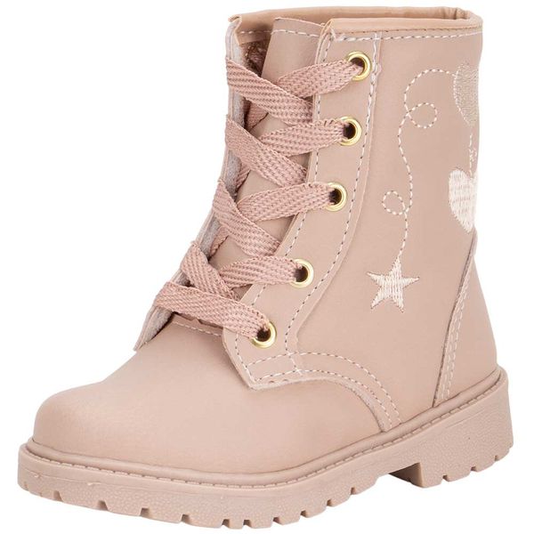 Bota Infantil Feminina Coturno Gracinha 816 ROSA 24