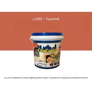 Tinta Acrílica Citycolor Premium Semibrilho Tucumã 3,6 Litros 063LJ330 (MP)