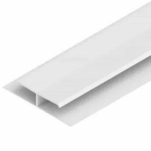 Perfil Pvc Tipo H 6m Branco - Plasmeg (MP)