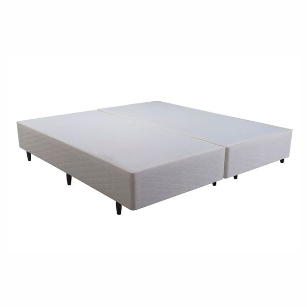 Base Box para Colchão King Size Herval Sense 39x96x203 cm Bege