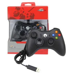 Controle com Fio Usb para Jogos Aquilae Compatível com Xbox 360 Computador Pc Notebook com Vibração Preto Controle Usb para Jogos Aquilae Compatível com Xbox 360 Pc Notebook com Vibração Preto