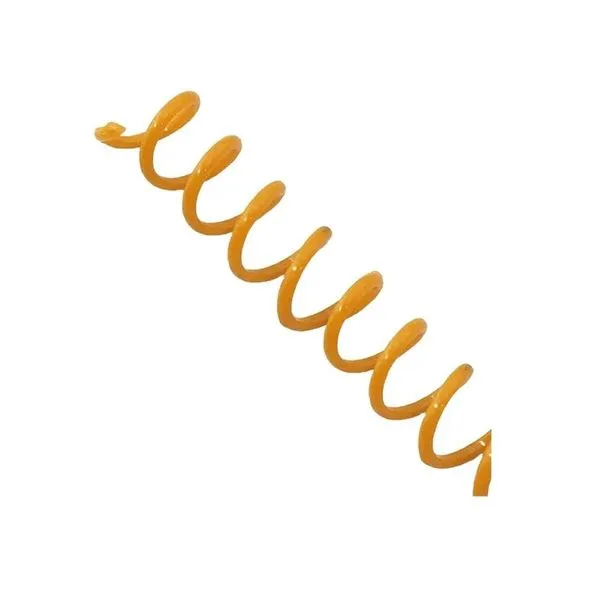 Espiral para Encadernação Lassane Plástico PVC 7MM 25 Folhas 100 Unidades Laranja Espiral para Encadernação Lassane PVC 7MM 25 Folhas 100 Unidades Laranja