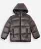 jaqueta puffer infantil com capuz cinza 8
