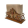 Porta Guardanapo Em Mdf - Kit 5 Unidades