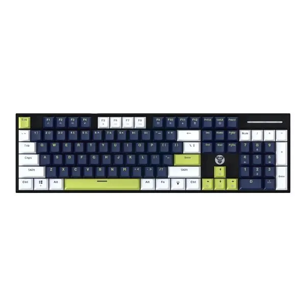 Teclado Gamer Fantech Mecânico RGB Atom104S Mori MK878S Azul