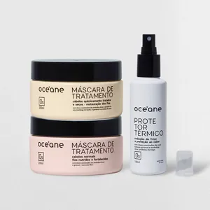 Kit Cronograma Capilar Reconstrução e Proteção (3 Produtos)