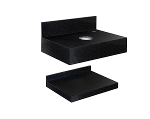 Bancada de granito Florença 70cm preto São Gabriel Venturini