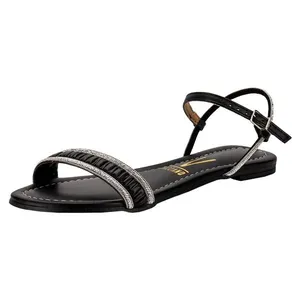 Sandália Feminina Flat Vizzano 62351702 PRETO 35