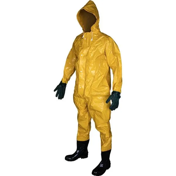 Macacão saneamento com botas e luvas P trevira bota 40 KP500 - BRASCAMP