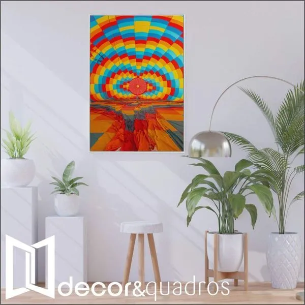 Quadro Balão 40x60 Cm Adesivo Fotográfico