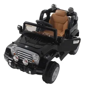 Jipe Elétrico Trilha Preto Com Controle Remoto 12V Bel Brink