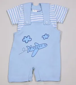 Jardineira/ Body Aviões - 2681 Azul - P