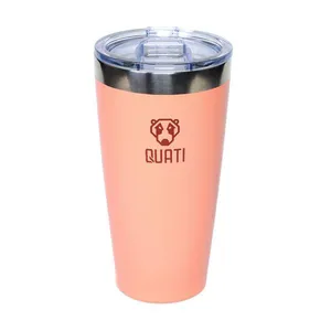 Copo Termico Quati Com Tampa 473ml Coral - Ccct473