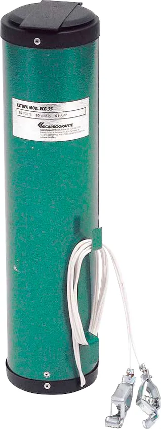Estufa para eletrodo 2 kg ECG 35, 80 V fixo CARBOGRAFITE