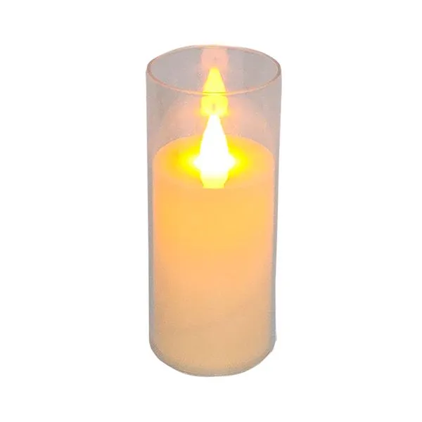 Vela Eletrônica 3 Baterias Ag13 Inclusas Plástico 5x5x12,5cm LM3686 - honeyhome