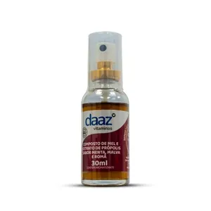 Spray De Mel E Extrato De Própolis Daaz Sabor Menta , Malva E Romã 30ml