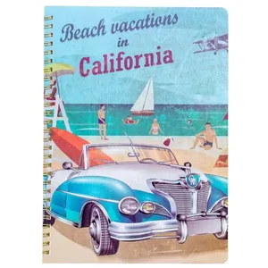 Caderno Espiral com Pauta B5 Vintage Sortido Yins 80 Folhas CADERNO ESPIRAL C/PAUTA B5 VINTAGE SORTI